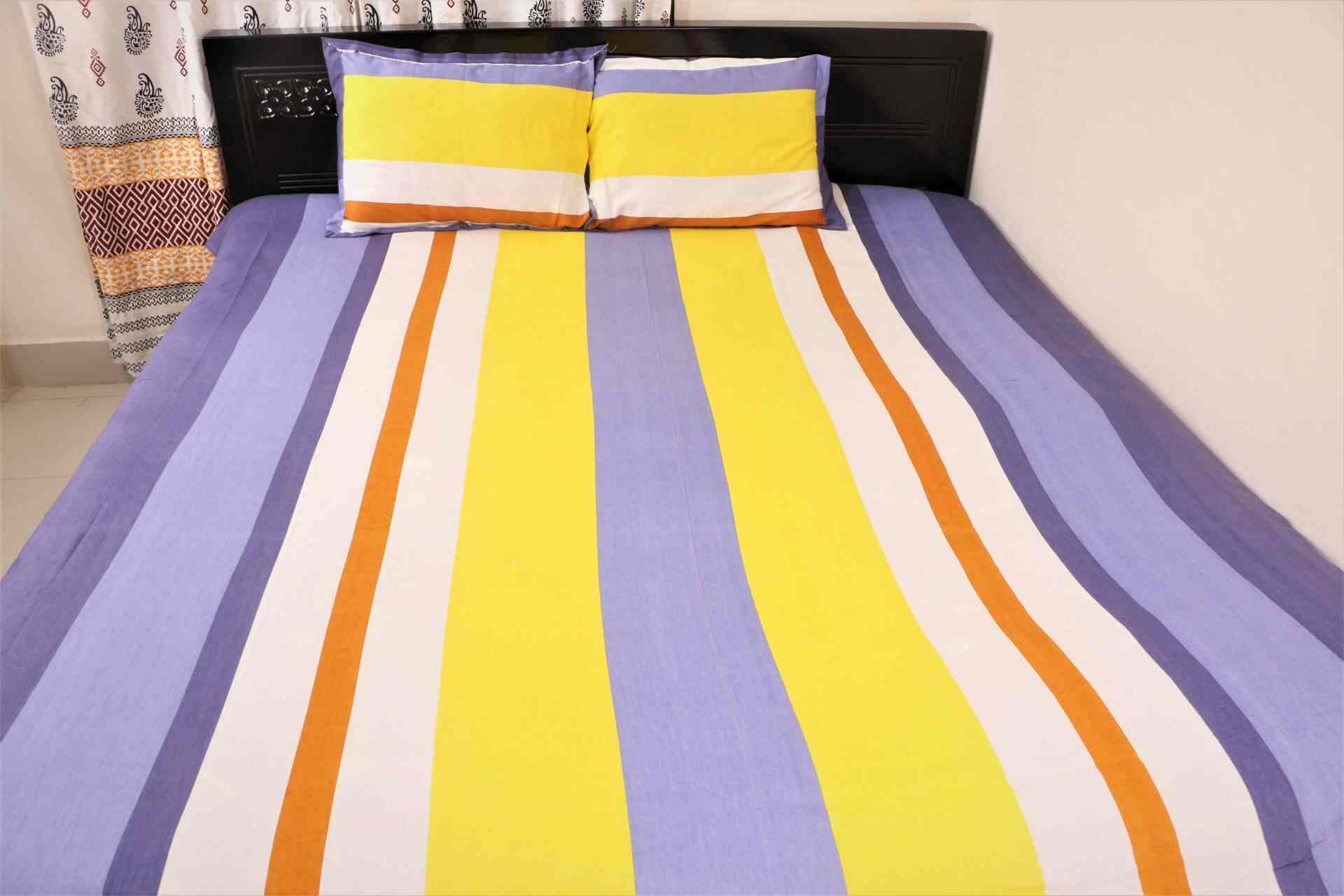 100% Cotton King Size Bedsheet   (৩ পিসের সেট)